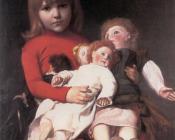 Madeleine Juliette Gerome and Her Dolls - 让·莱昂·杰罗姆